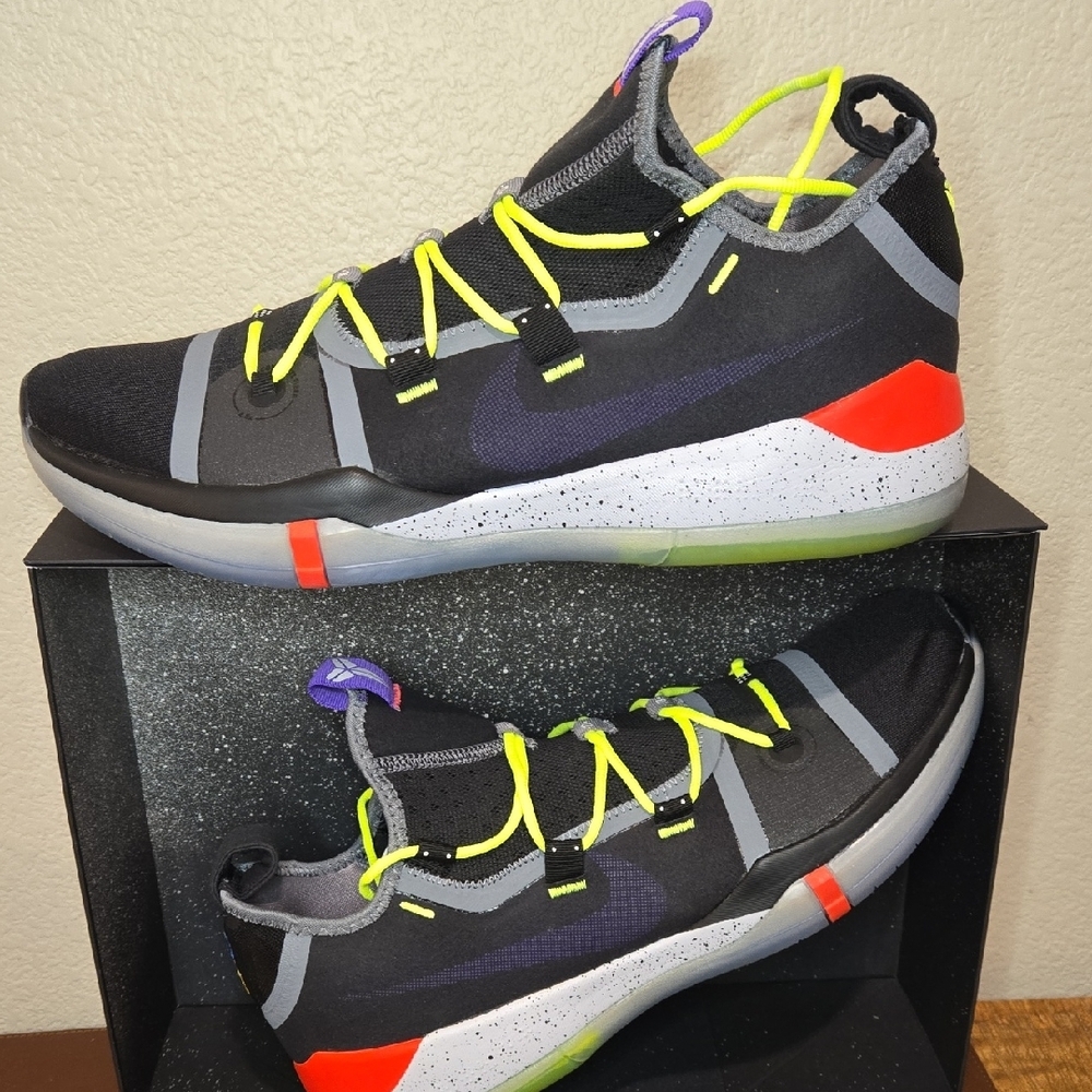 Kobe Bryant 2018 AD Exodus Mamba Chaos Racer Bla K AV3555-003 Mens Size 15 - Picture 11 of 16